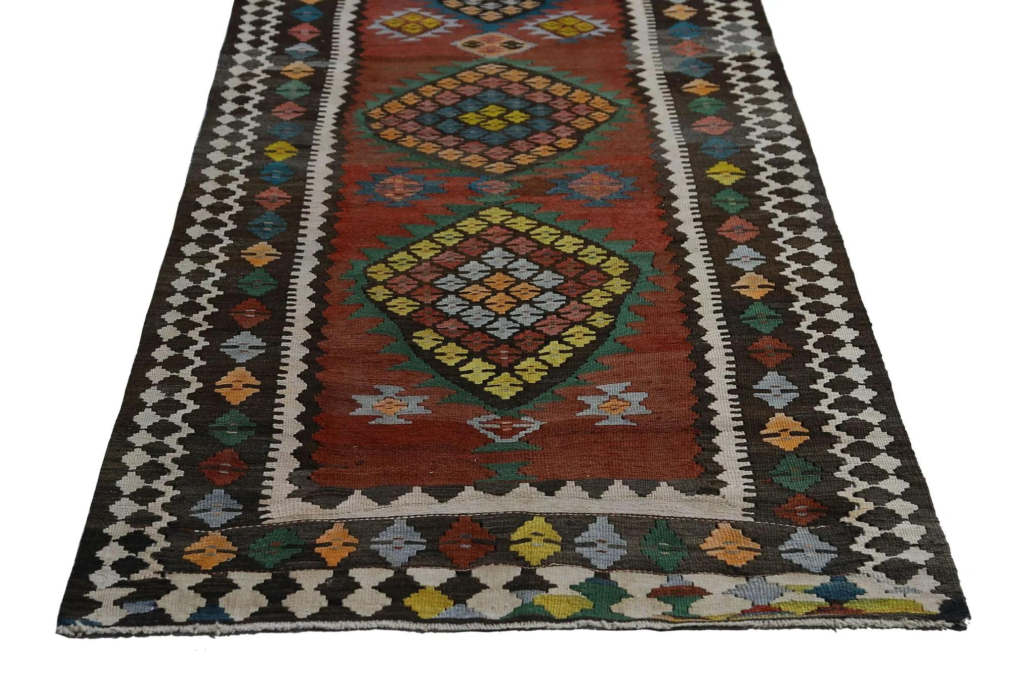 Annodato a mano Tappeti per l'area Kilim della Turchia - Design - 99205 in vendita