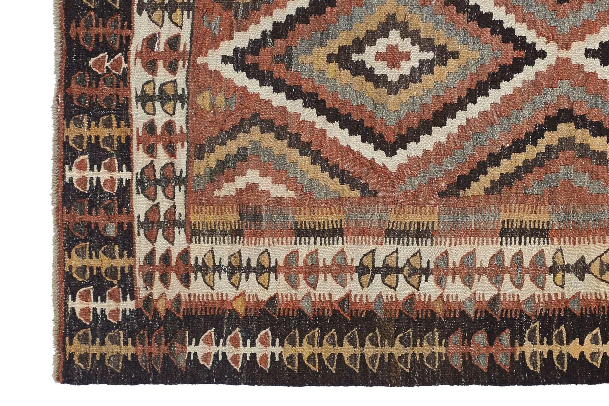Turkey Kelim-Teppiche – Design – 99214 (Handgeknüpft) im Angebot