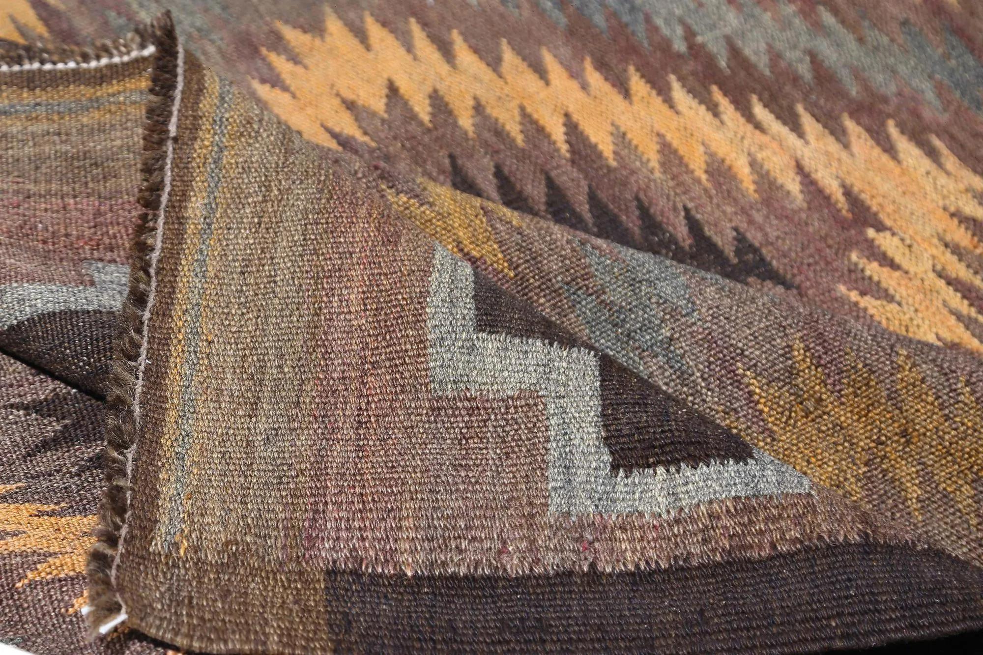 Tessuto a mano Tappeti per l'area Kilim della Turchia - Design - 99216 in vendita
