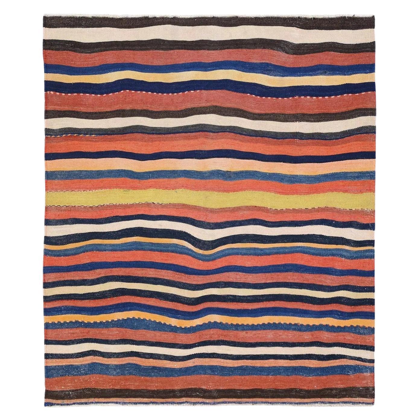 Tapis Kilim de Turquie - Design - 99219 en vente