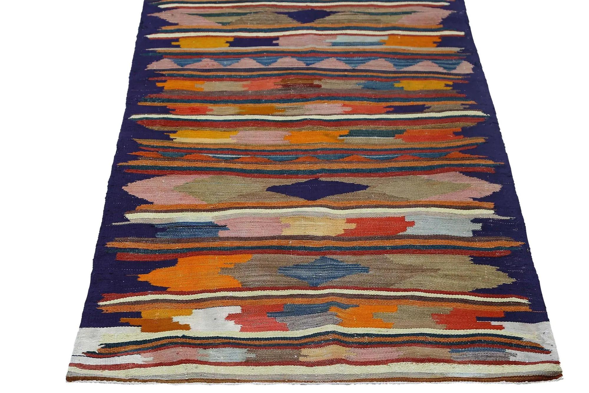 Annodato a mano Tappeti per l'area Kilim della Turchia - Design - 99220 in vendita