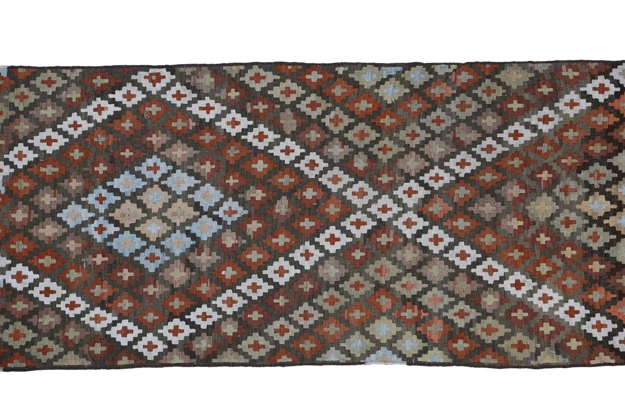 Tissé à la main Tapis Kilim de Turquie - Design - 99227 en vente