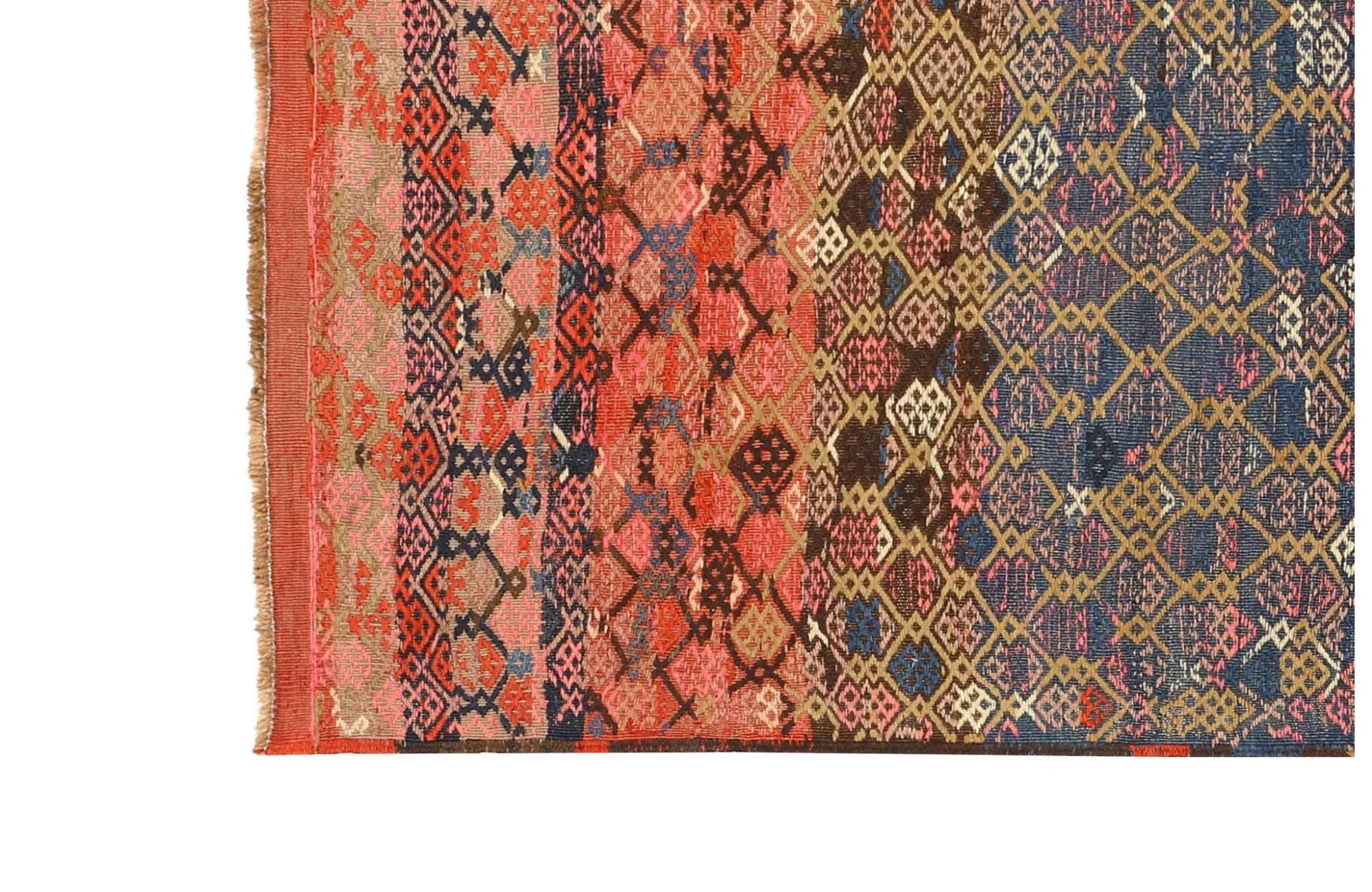 Turc Tapis Kilim de Turquie - Design - 99240 en vente