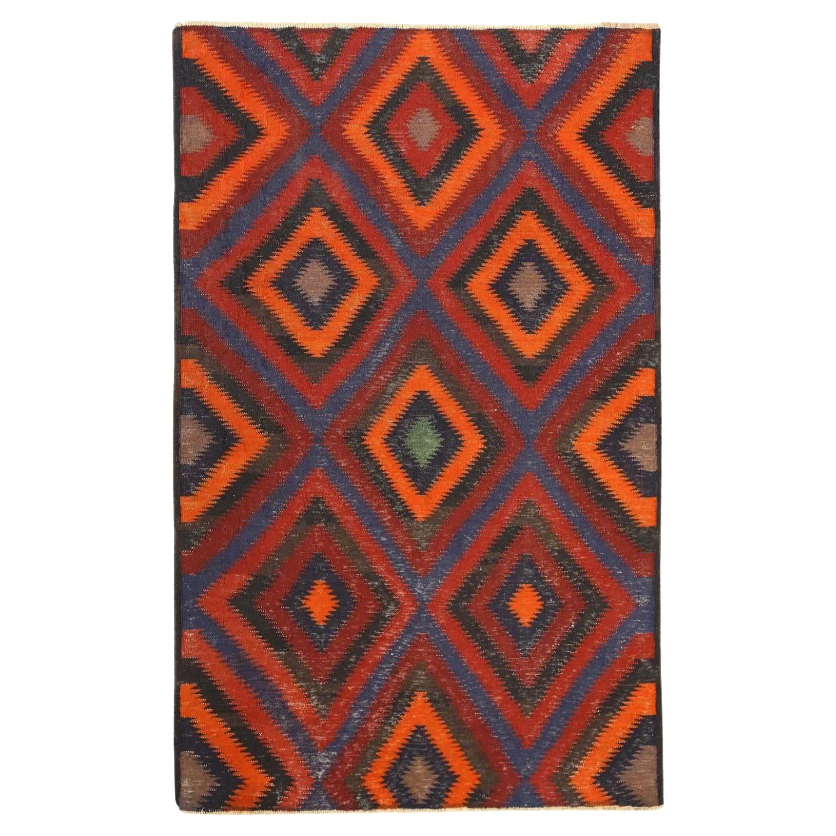 Tapis Kilim de Turquie - Design - 99242 en vente