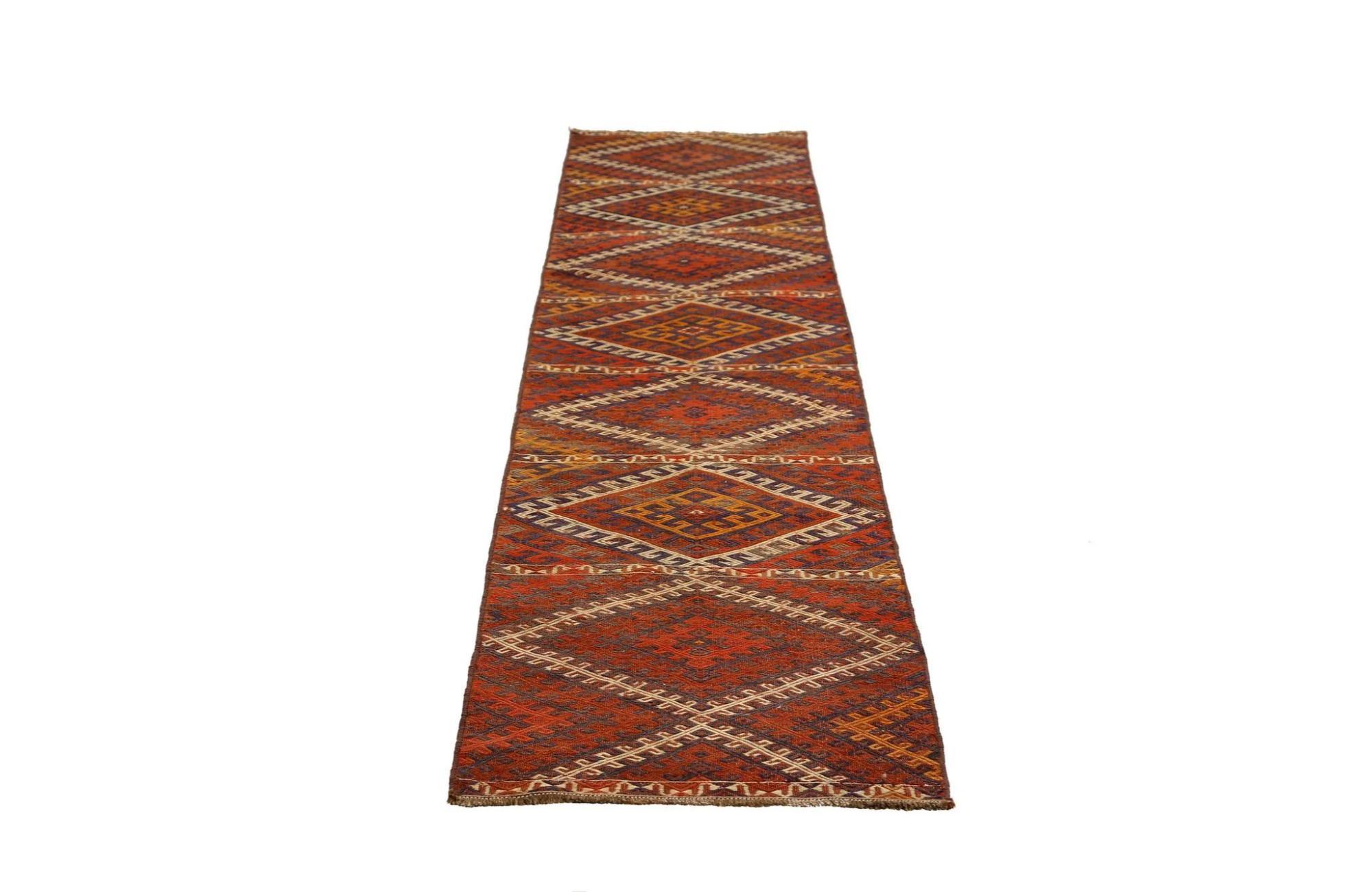 Turkey Kelim-Teppiche – Design – 99245 (Handgeknüpft) im Angebot