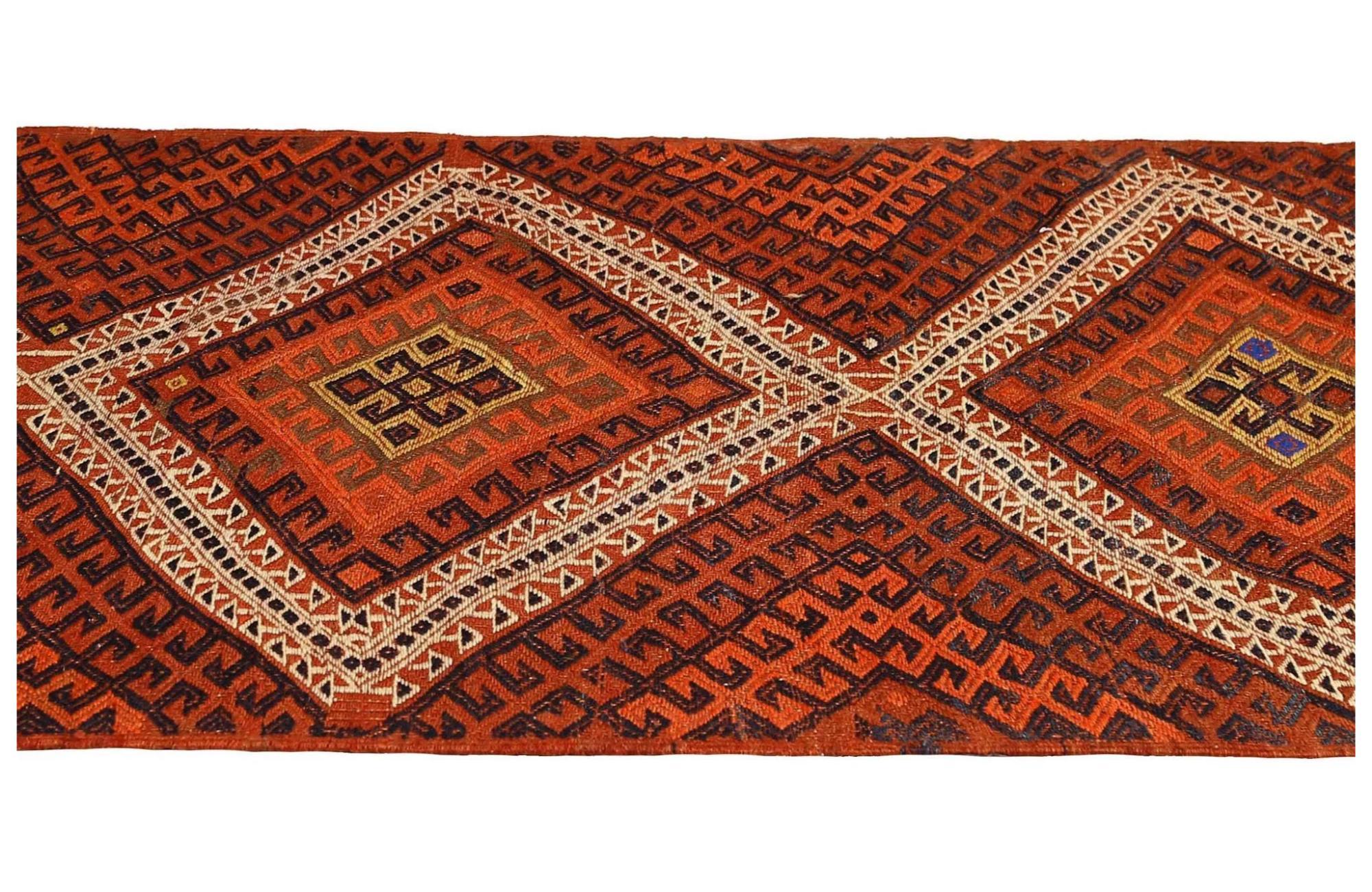 Annodato a mano Tappeti per l'area Kilim della Turchia - Design - 99246 in vendita