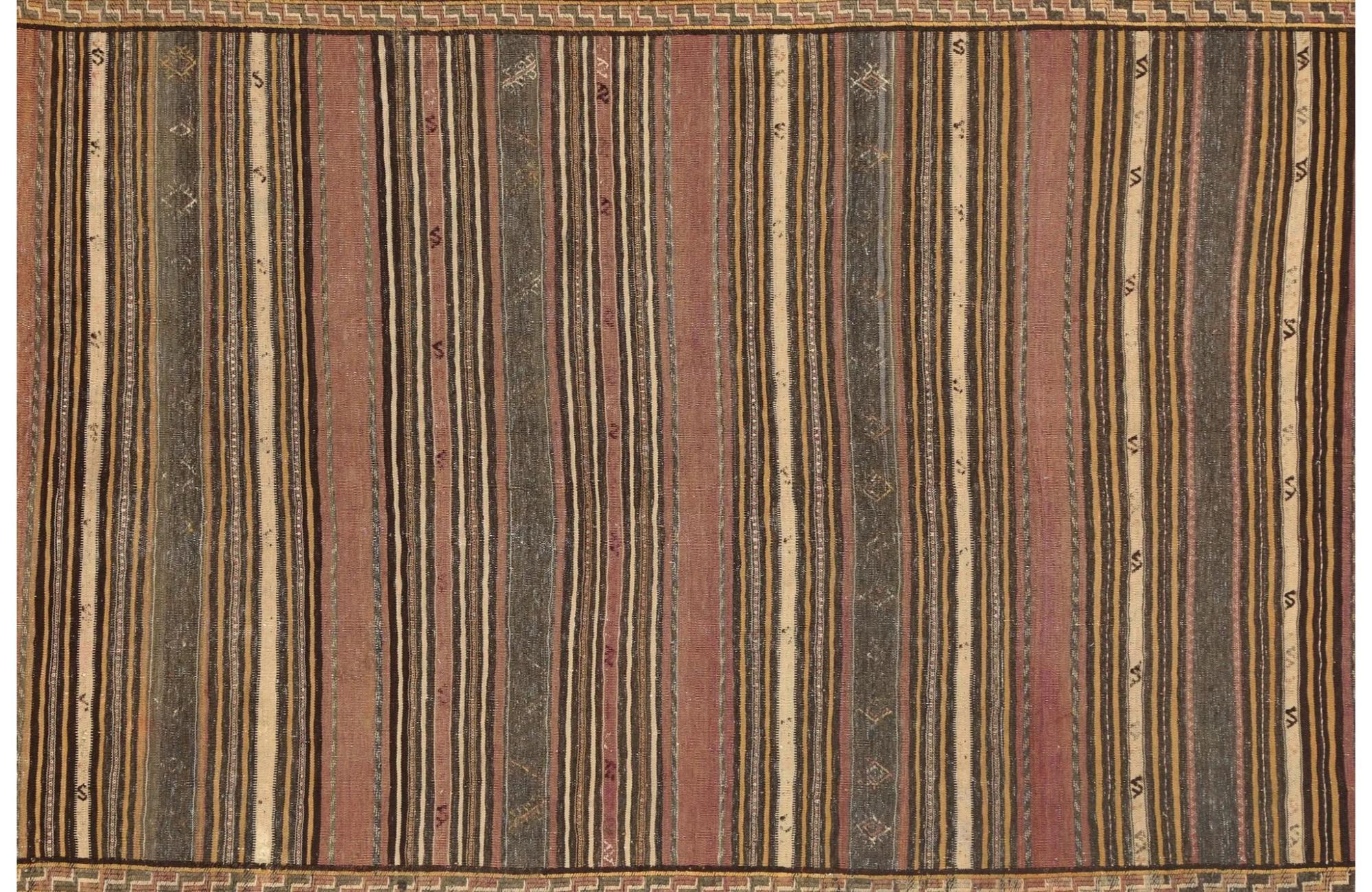 Annodato a mano Tappeti per l'area Kilim della Turchia - Design - 99252 in vendita