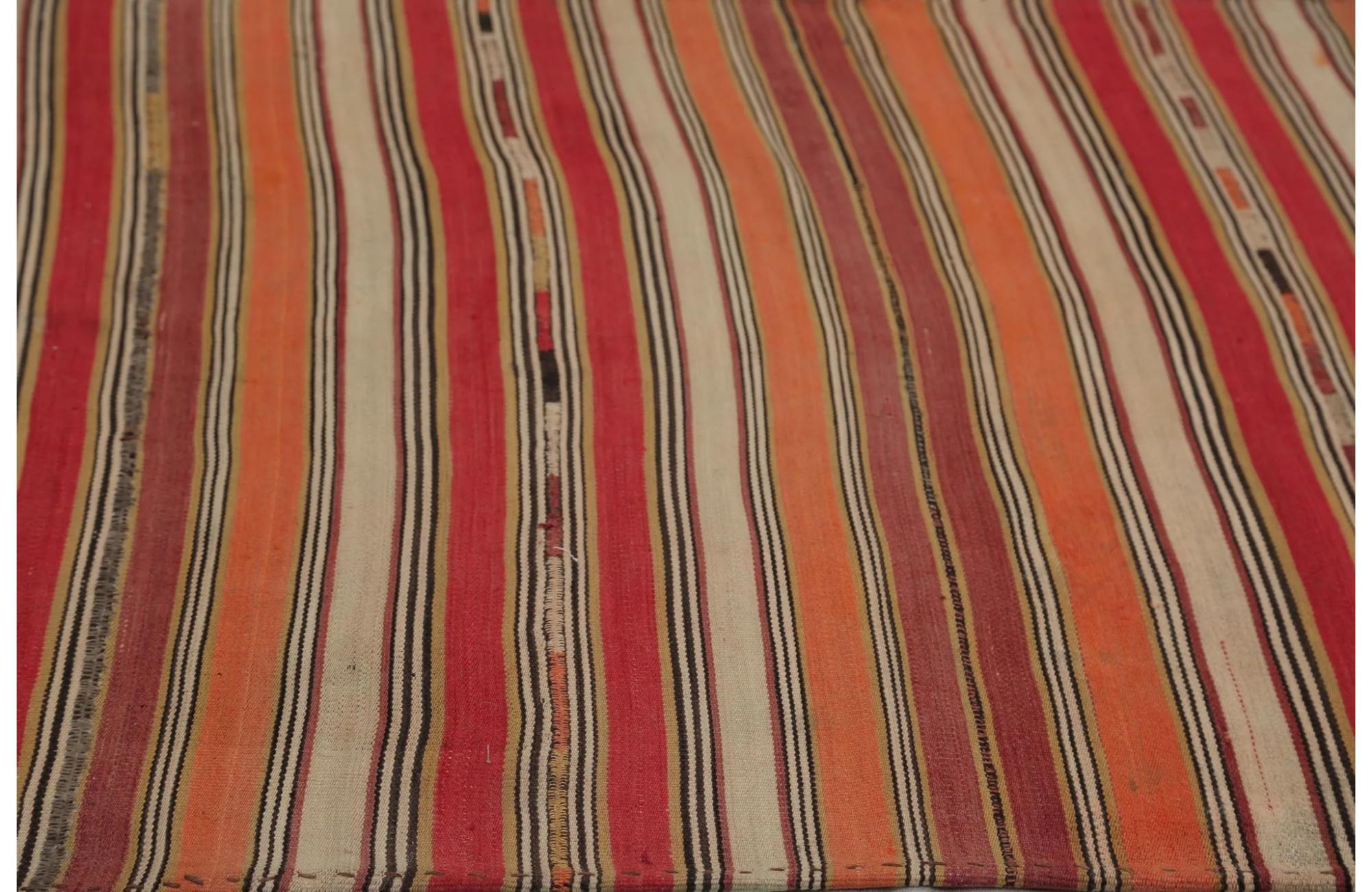Noué à la main Tapis Kilim de Turquie - Design - 99263 en vente