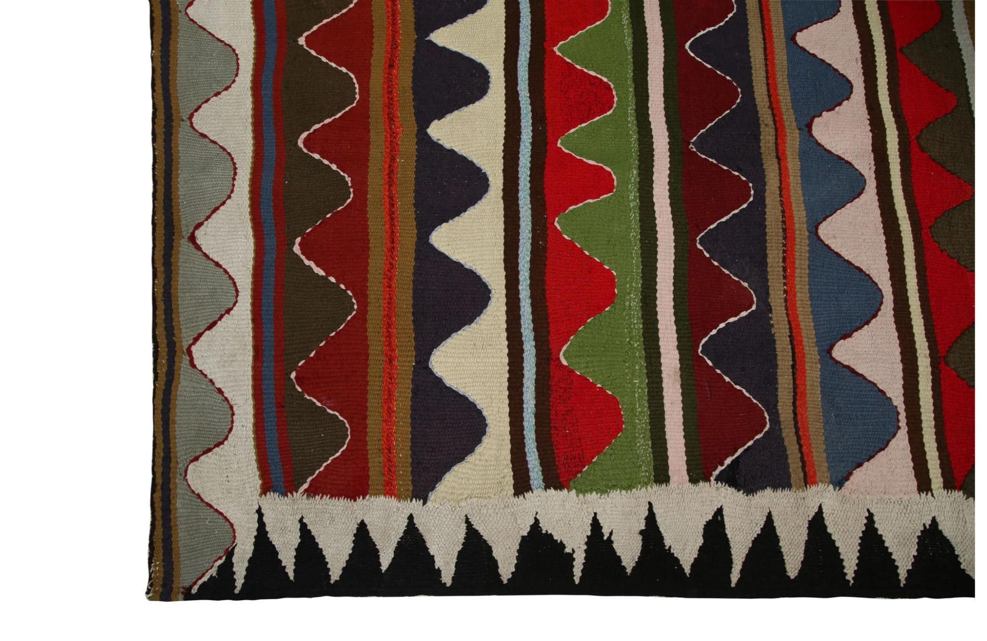 Annodato a mano Tappeti per l'area Kilim della Turchia - Design - 99271 in vendita