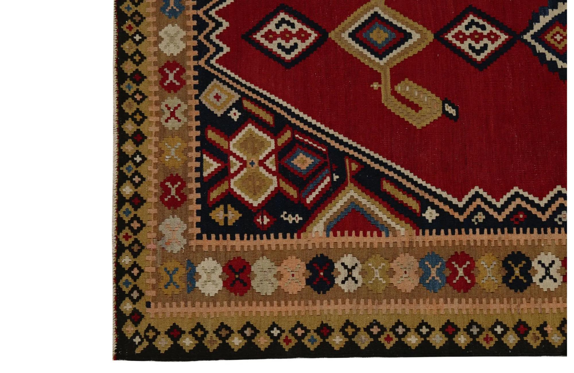 Tessuto a mano Tappeti per l'area Kilim della Turchia - Design - 99288 in vendita