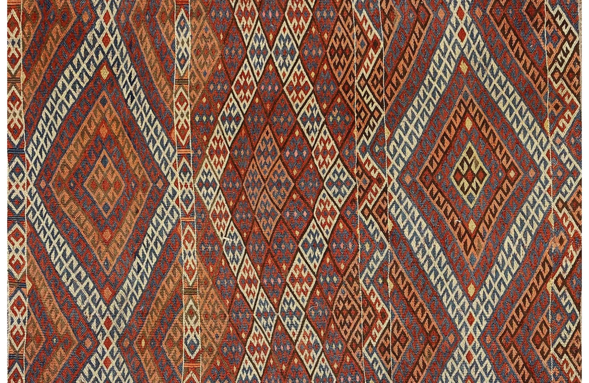 Turkey Kelim-Teppiche – Design – 99309 (Handgeknüpft) im Angebot