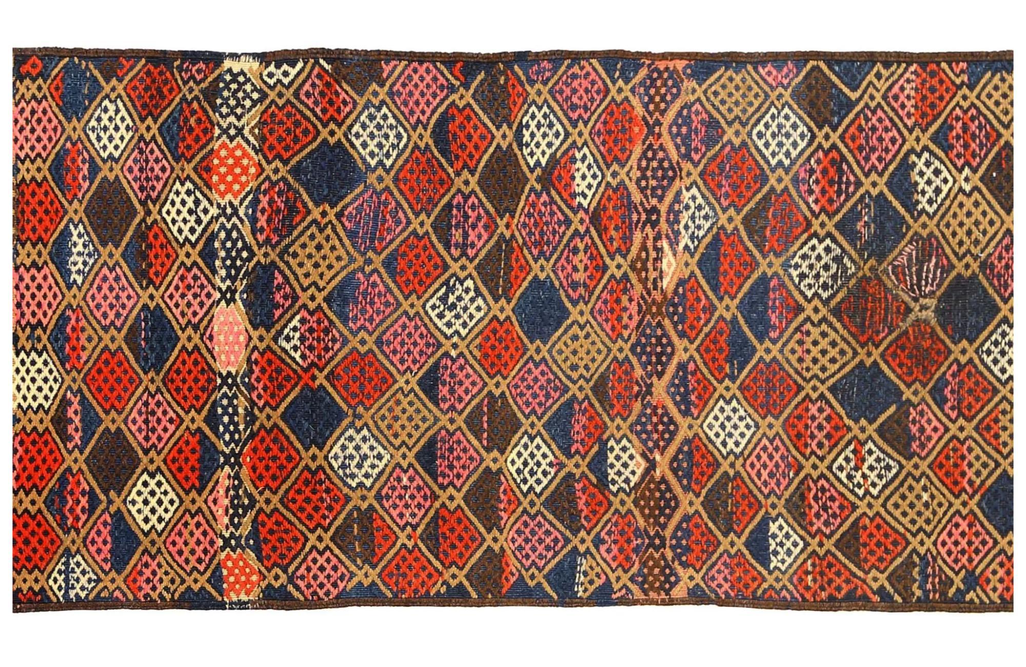 Tessuto a mano Tappeti per l'area Kilim della Turchia - Design - 99314 in vendita