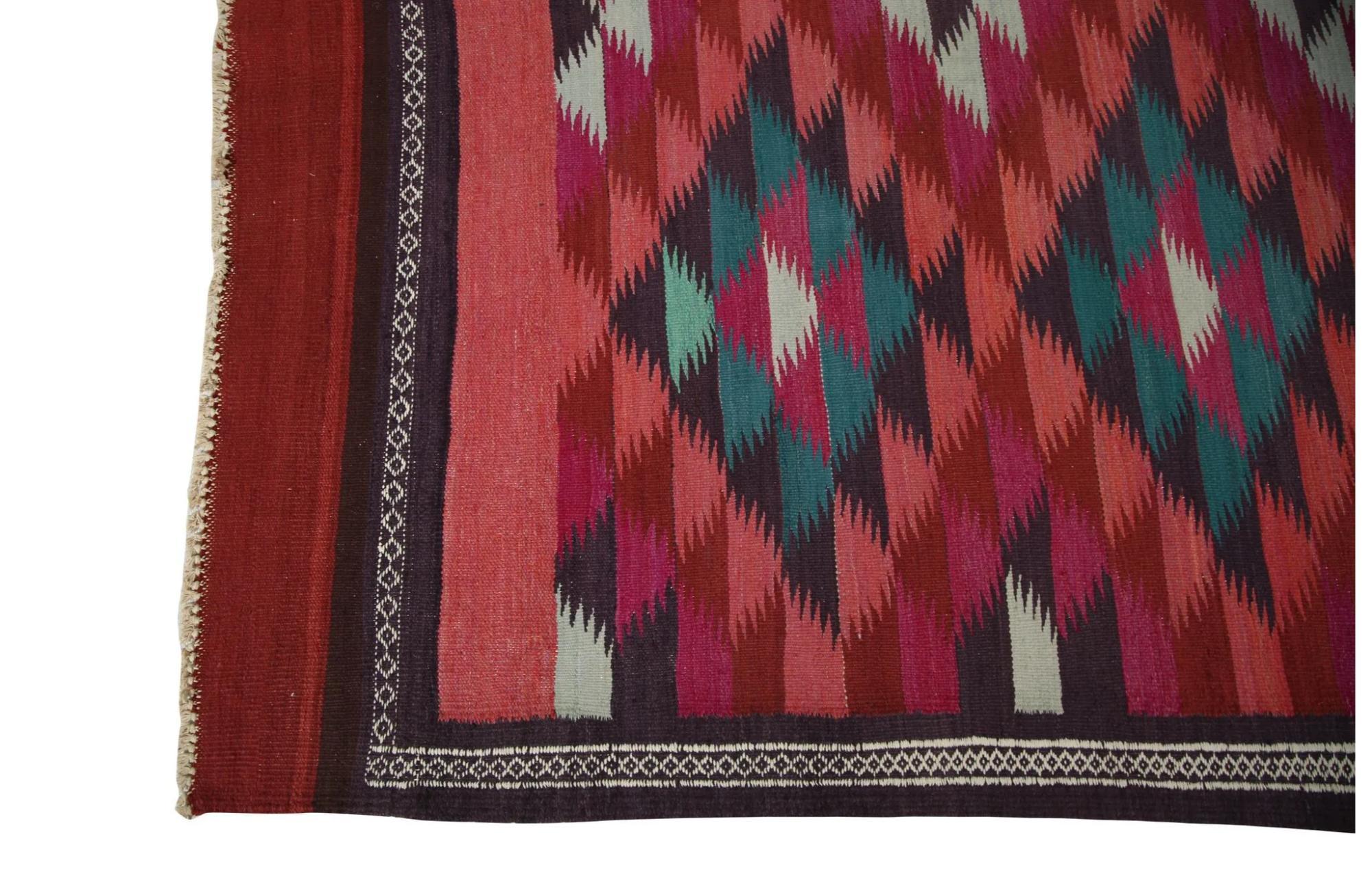 Turkey Kelim-Teppiche – Design – 99357 (Handgeknüpft) im Angebot