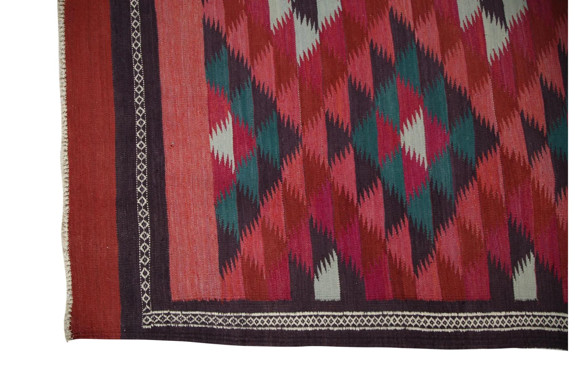 Turkey Kelim-Teppiche – Design – 99359 (Handgeknüpft) im Angebot