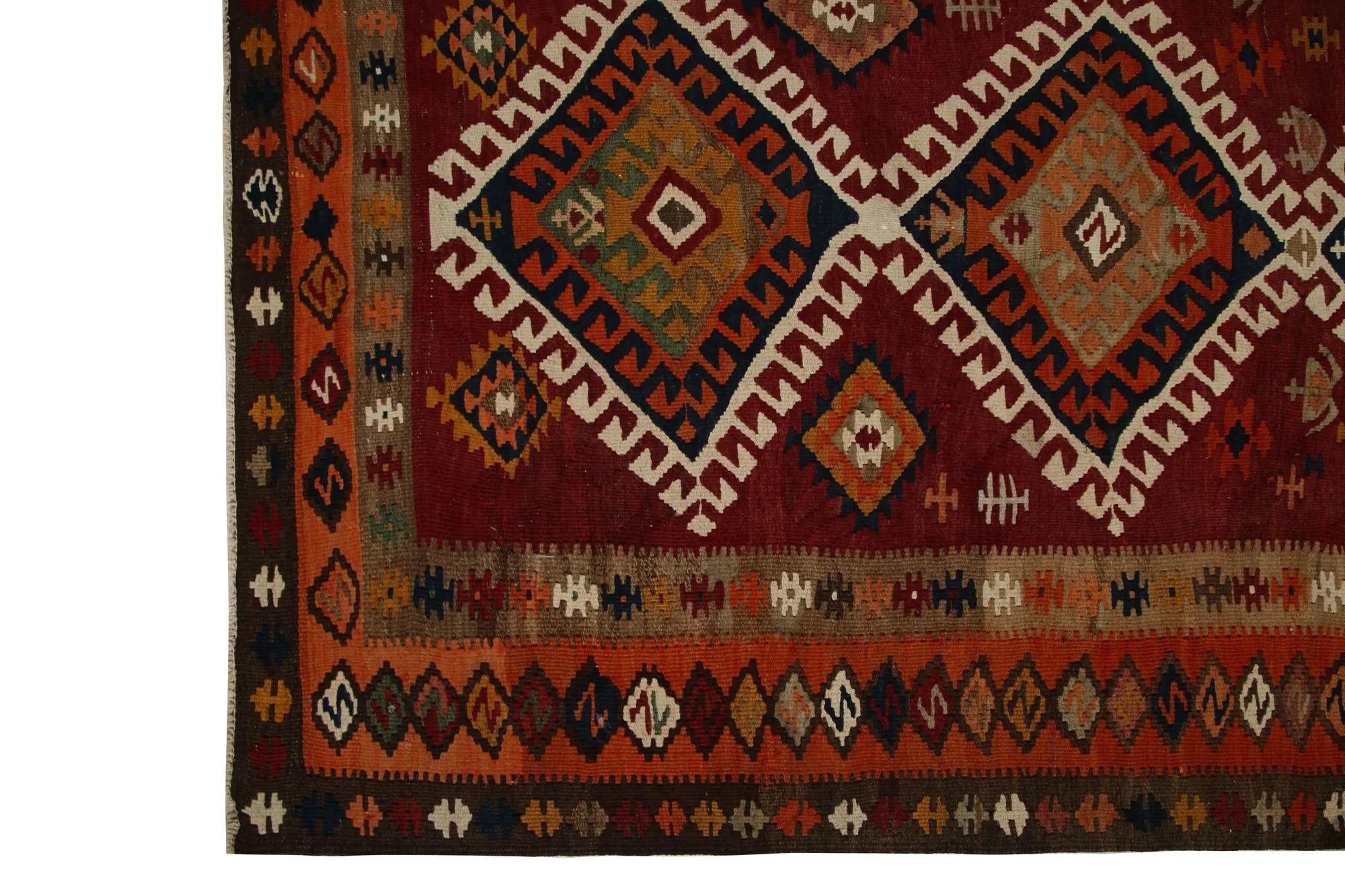 Turkey Kelim-Teppiche – Design – 99381 im Zustand „Hervorragend“ im Angebot in Dallas, TX