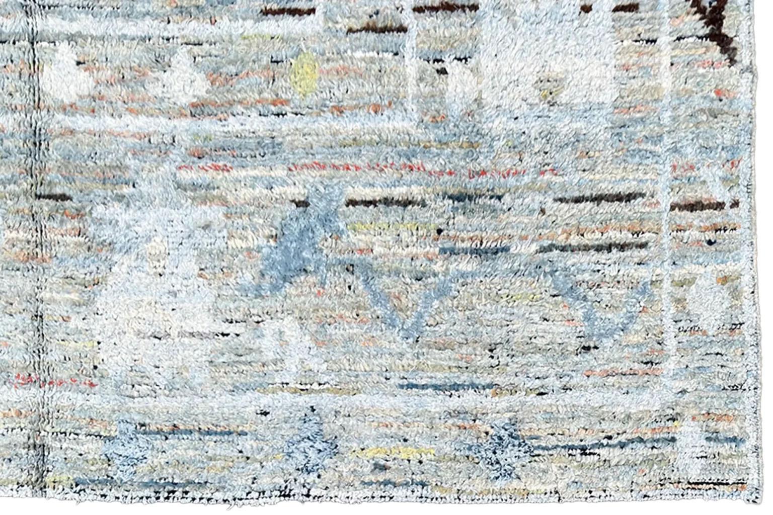 Tappeto per l'area Oushak della Turchia - Design grigio (122x180) In condizioni ottime in vendita a Dallas, TX