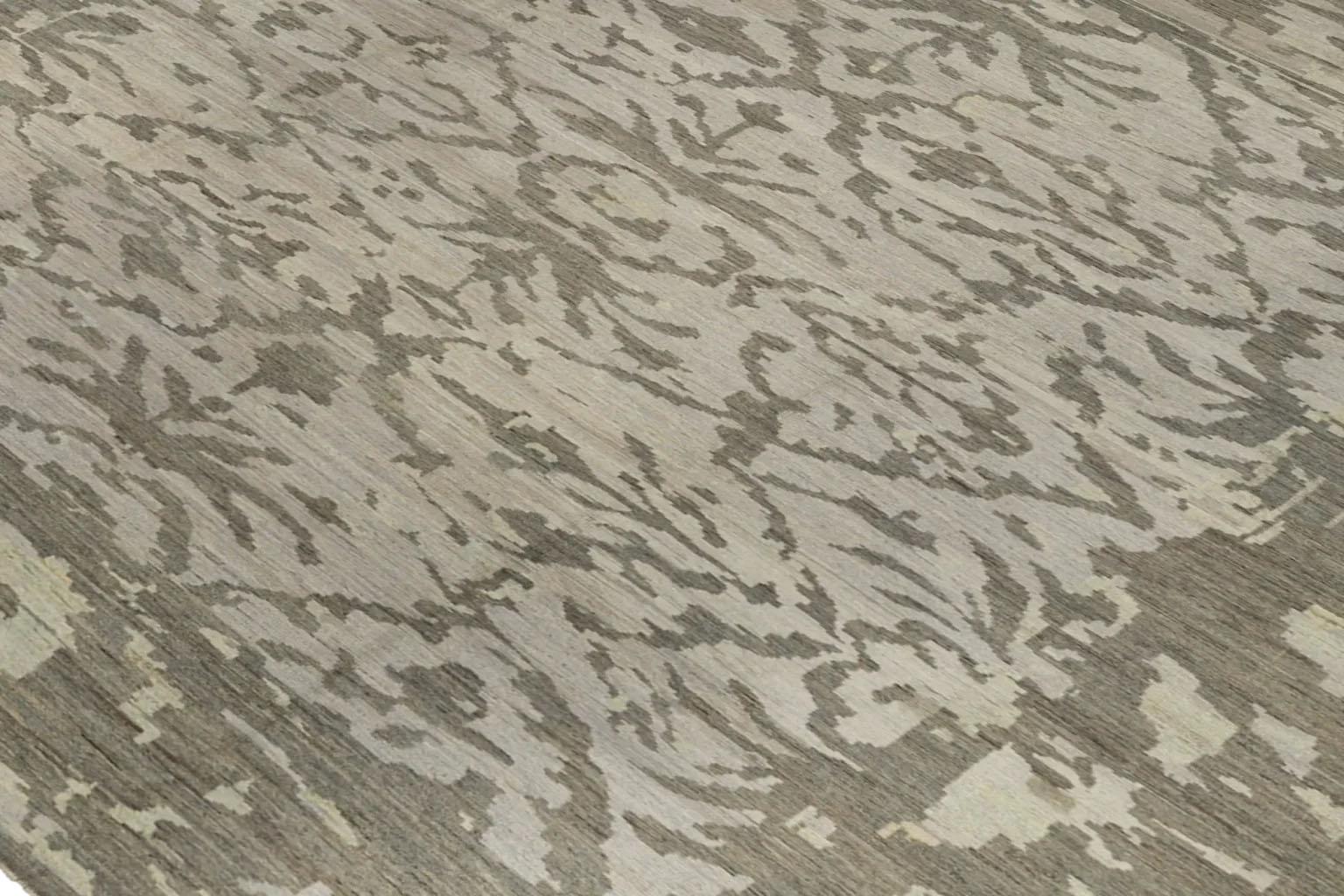 Tappeti Afghanistan Oushak Circa 1990 - Lana Marrone Avorio Design - 90728 in vendita 2