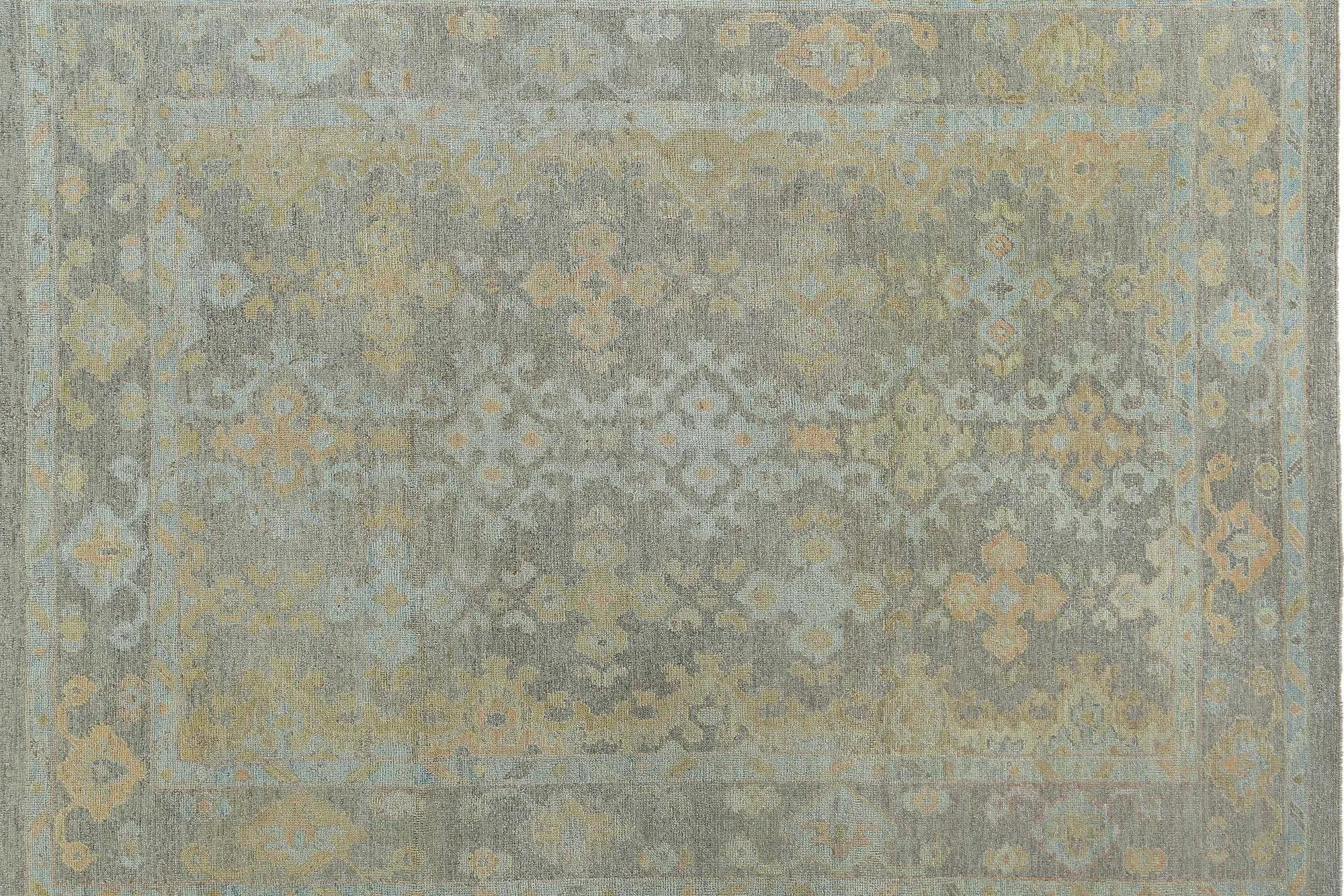 Oushak-Teppiche aus der Türkei – Design – 98077 (20. Jahrhundert) im Angebot