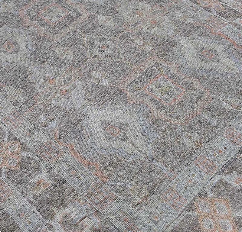 XX secolo Tappeti per l'area della Turchia Oushak - Design - 98080 in vendita