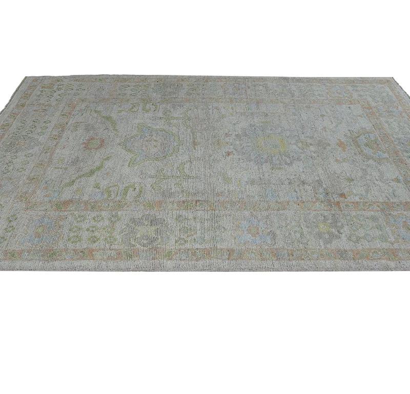 Oushak-Teppiche aus der Türkei – Design – 98082 (20. Jahrhundert) im Angebot