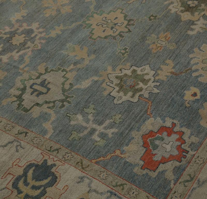 Oushak-Teppiche aus der Türkei – Design – 98105 (20. Jahrhundert) im Angebot