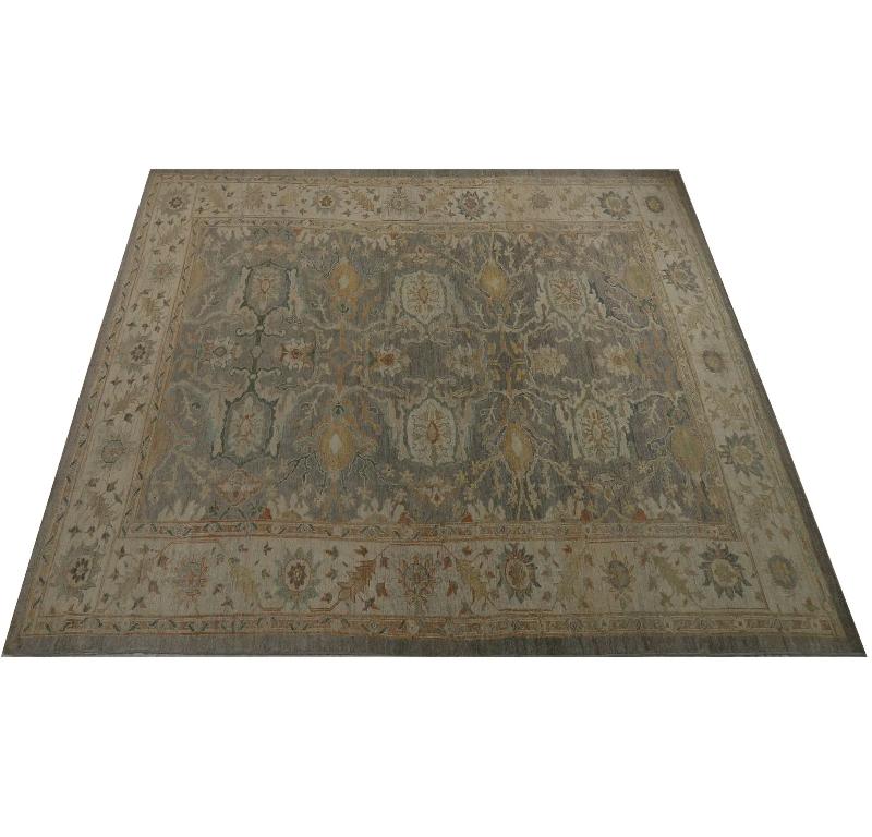 Tribal Turkey Oushak Area Rugs - Design - 98119 For Sale