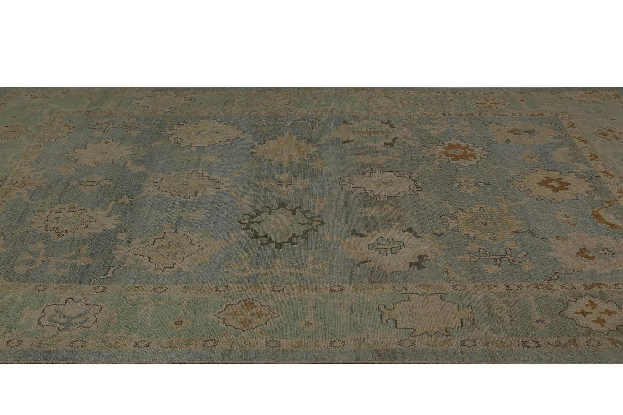 20ième siècle Tapis d'Oushak de Turquie - Design - 98124 en vente