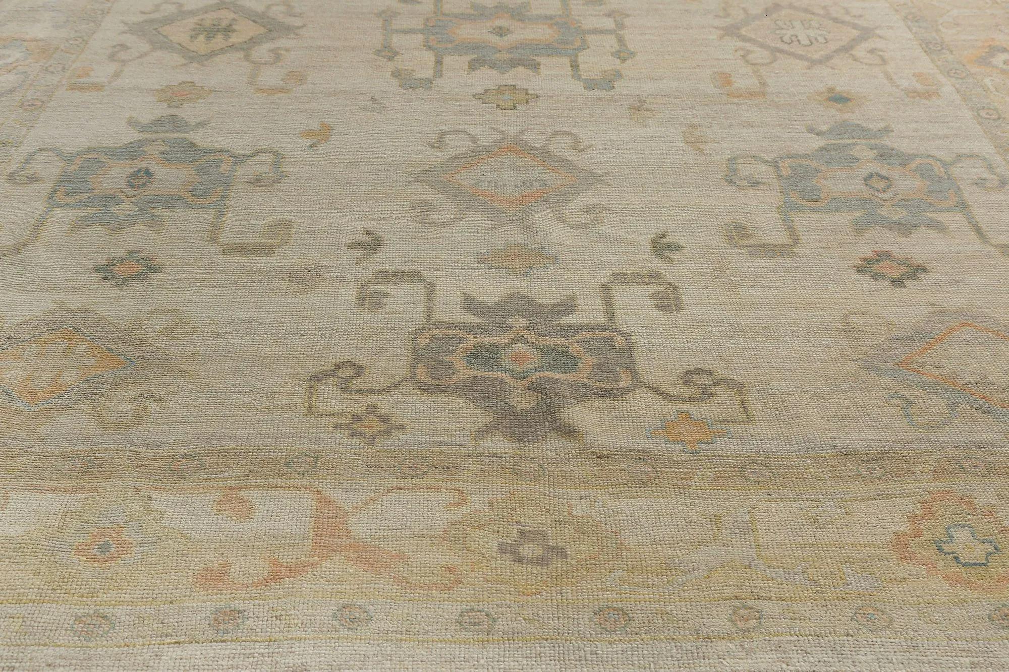 Tappeti per l'area della Turchia Oushak - Design - 98556 In condizioni ottime in vendita a Dallas, TX