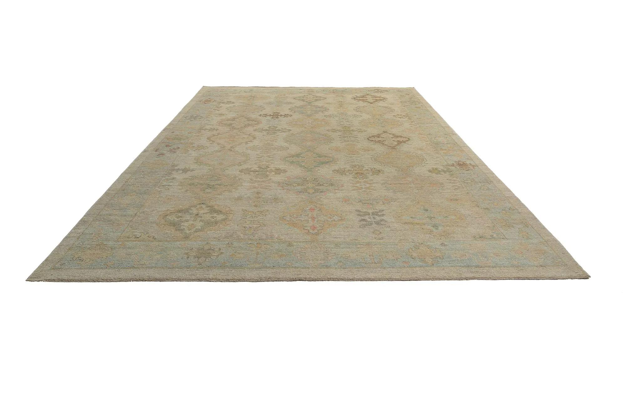 XX secolo Tappeti per l'area della Turchia Oushak - Design - 98558 in vendita