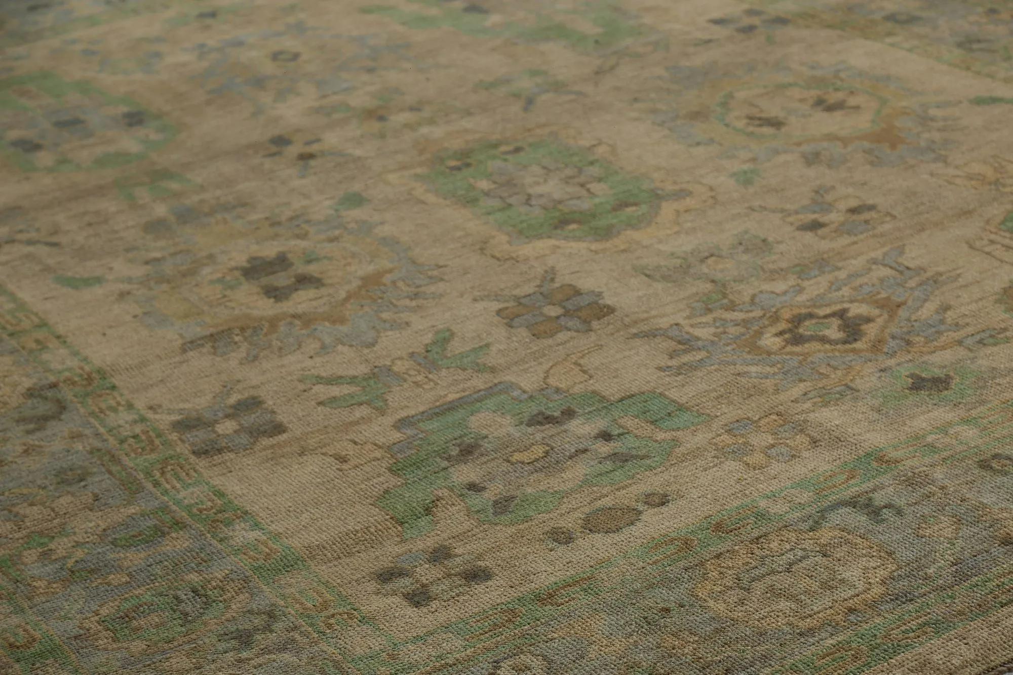 Tappeti per l'area della Turchia Oushak - Design - 98568 In condizioni ottime in vendita a Dallas, TX