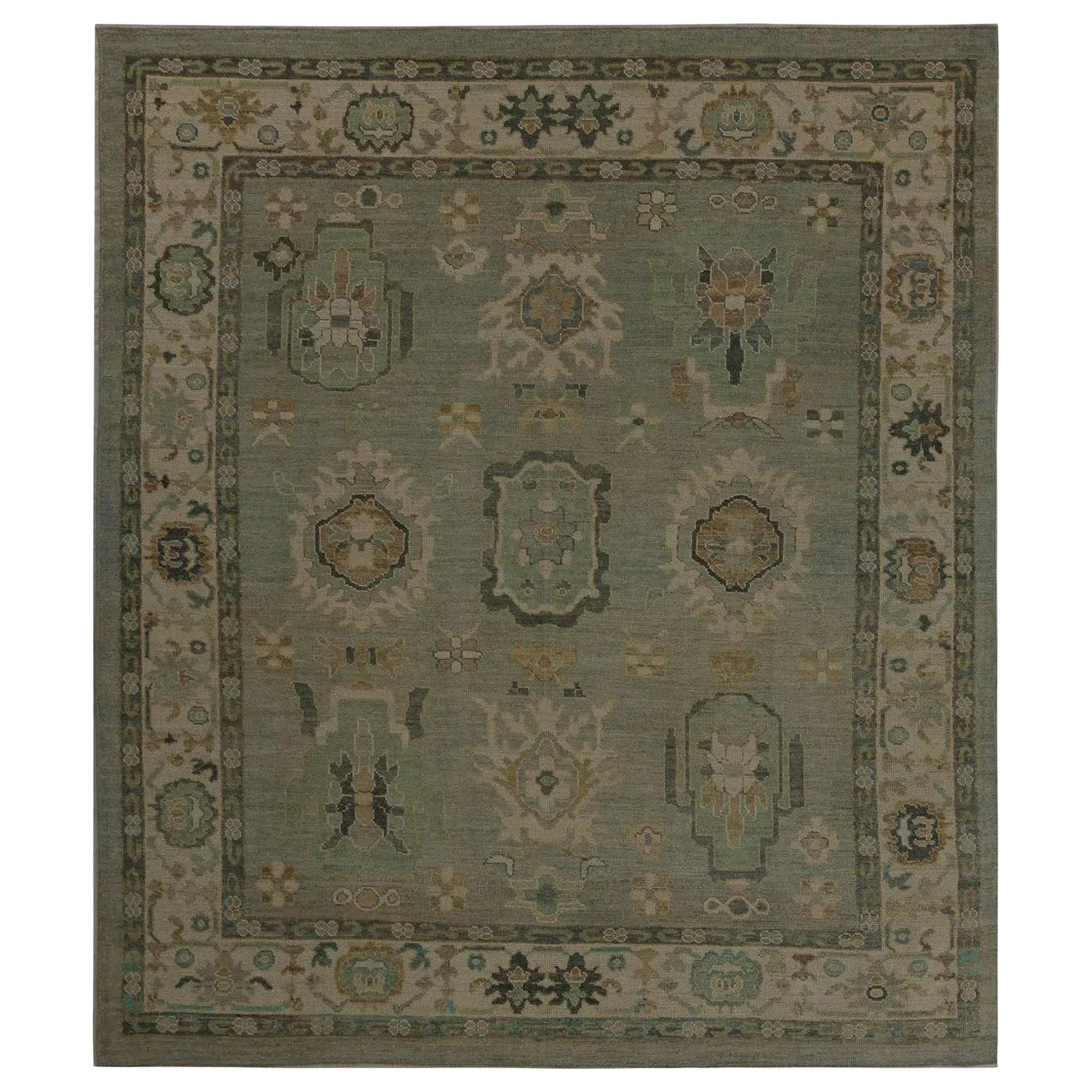Tapis d'Oushak de Turquie - Design - 98605 en vente