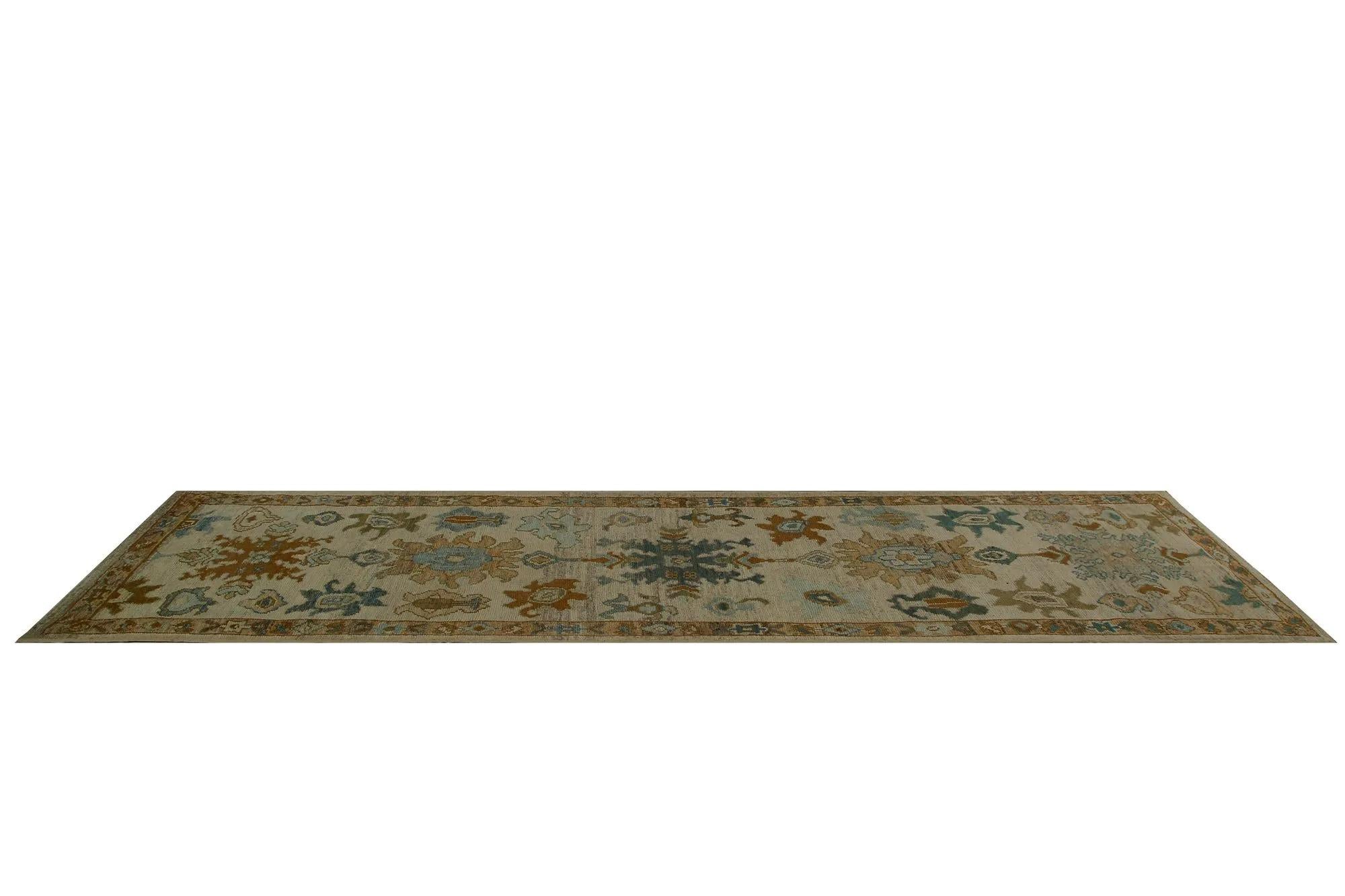 Oushak-Teppiche aus der Türkei – Design – 98634 (20. Jahrhundert) im Angebot