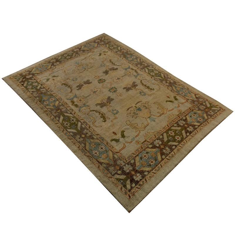 Turkish Turkey Oushak Area Rugs - Design - 98778 For Sale
