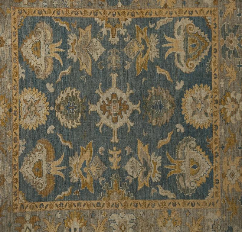 Oushak-Teppiche aus der Türkei – Design – 98963 (20. Jahrhundert) im Angebot