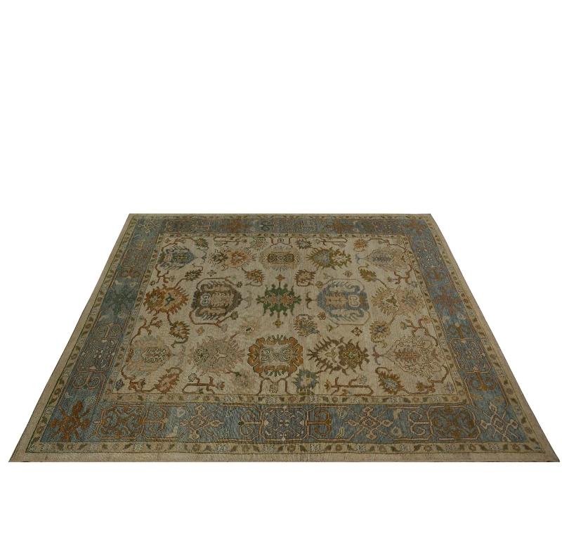 Oushak-Teppiche aus der Türkei – Design – 98986 (20. Jahrhundert) im Angebot