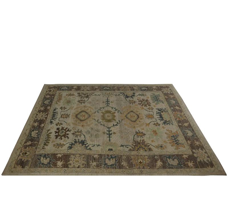 Oushak-Teppiche aus der Türkei – Design – 98989 (20. Jahrhundert) im Angebot