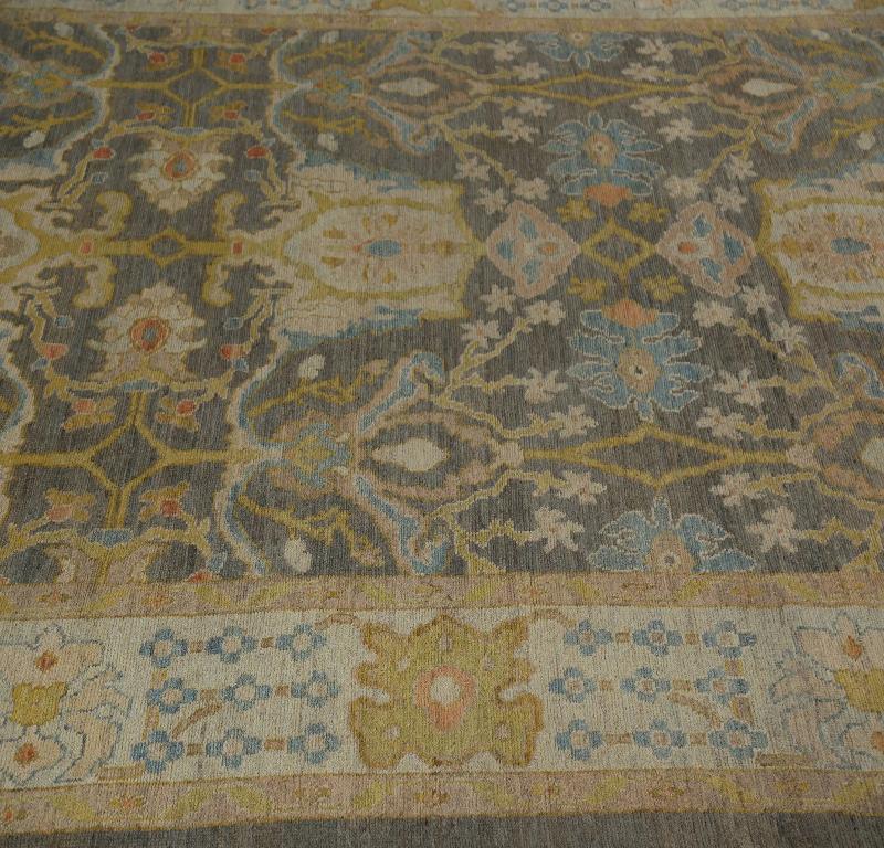 Oushak-Teppiche aus der Türkei – Design – 98990 (20. Jahrhundert) im Angebot