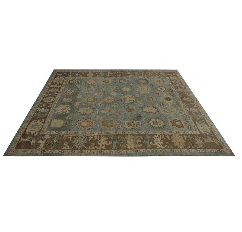 Oushak-Teppiche aus der Türkei – Design – 99052 (20. Jahrhundert) im Angebot