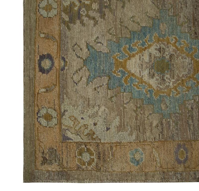 Tappeti per l'area della Turchia Oushak - Design - 99054 In condizioni ottime in vendita a Dallas, TX