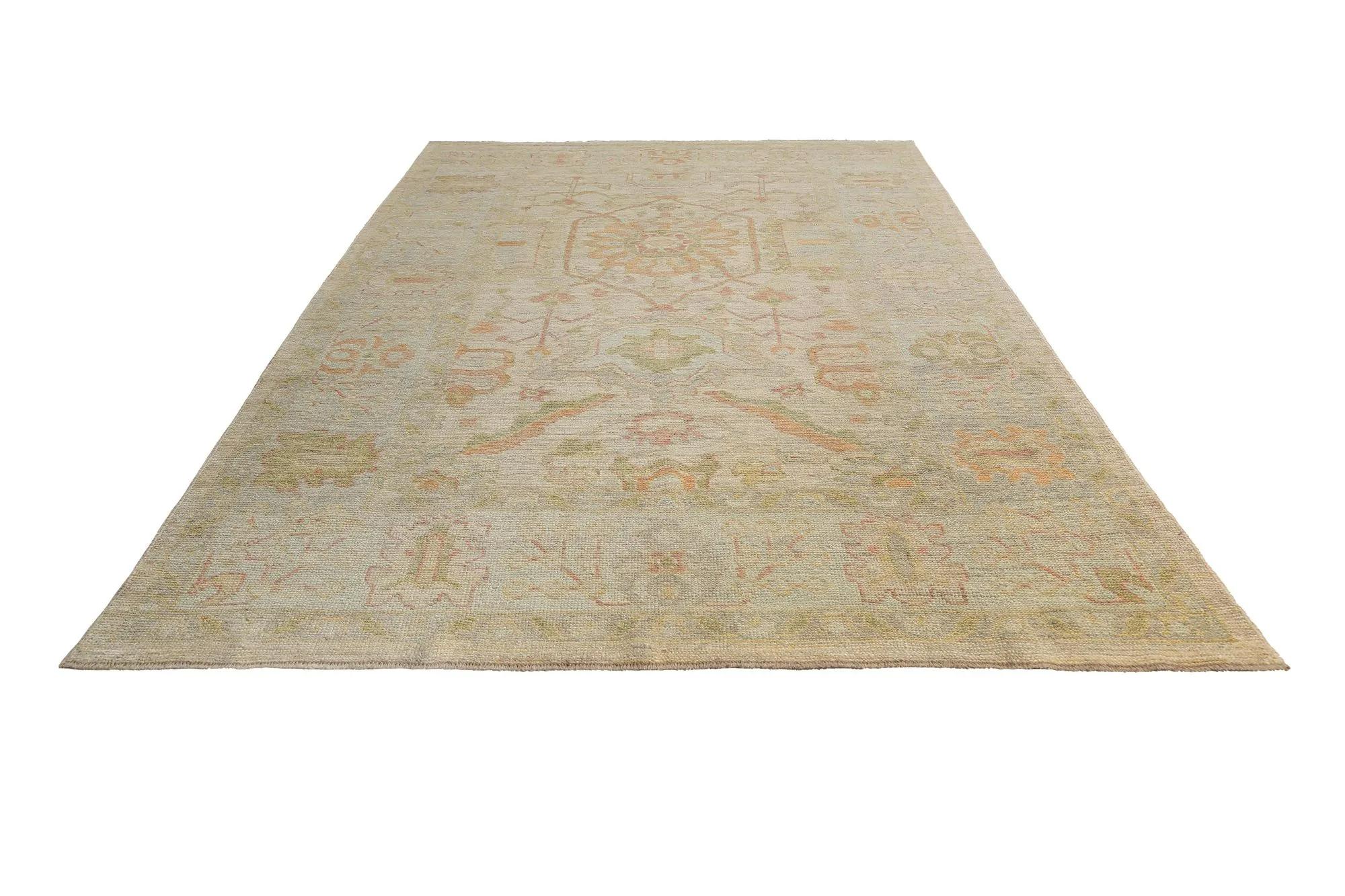 Turco Tappeti per l'area della Turchia Oushak - Design - 99075 in vendita