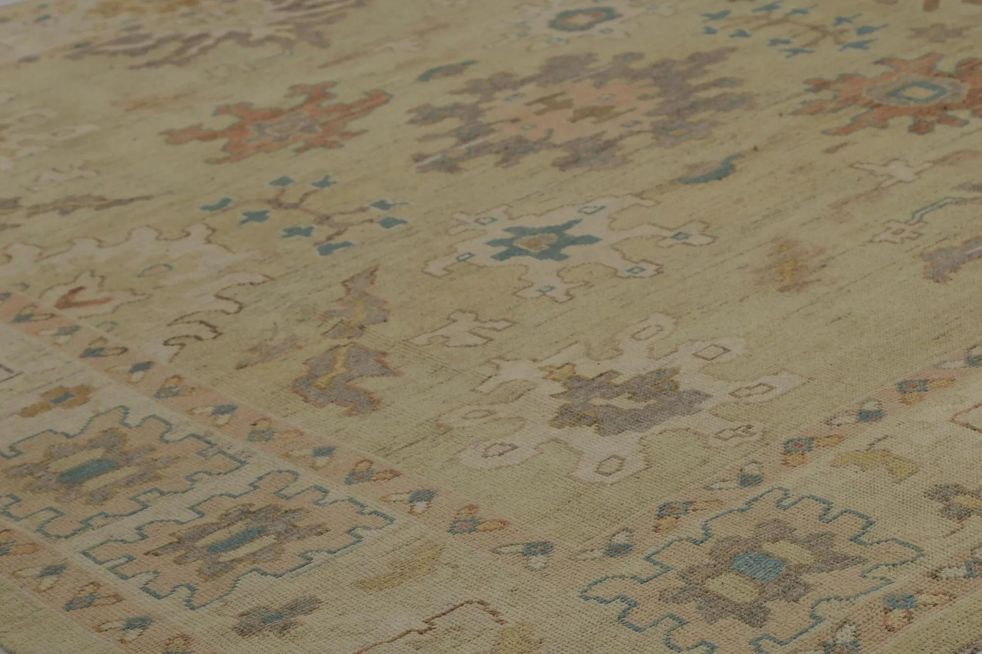 Tribale Tappeti per l'area della Turchia Oushak - Design - 99077 in vendita