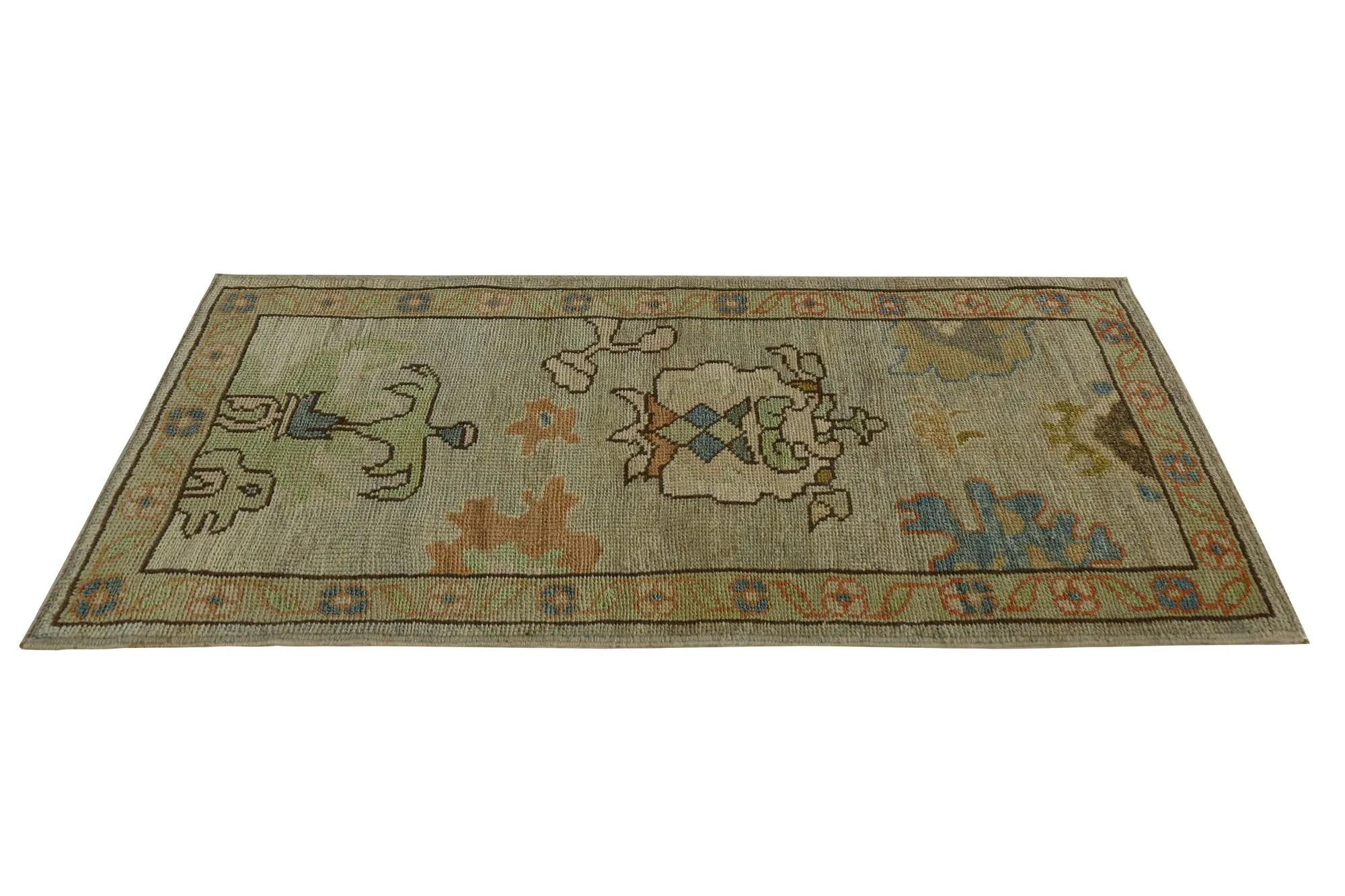 Turco Tappeti per l'area della Turchia Oushak - Design - 99079 in vendita