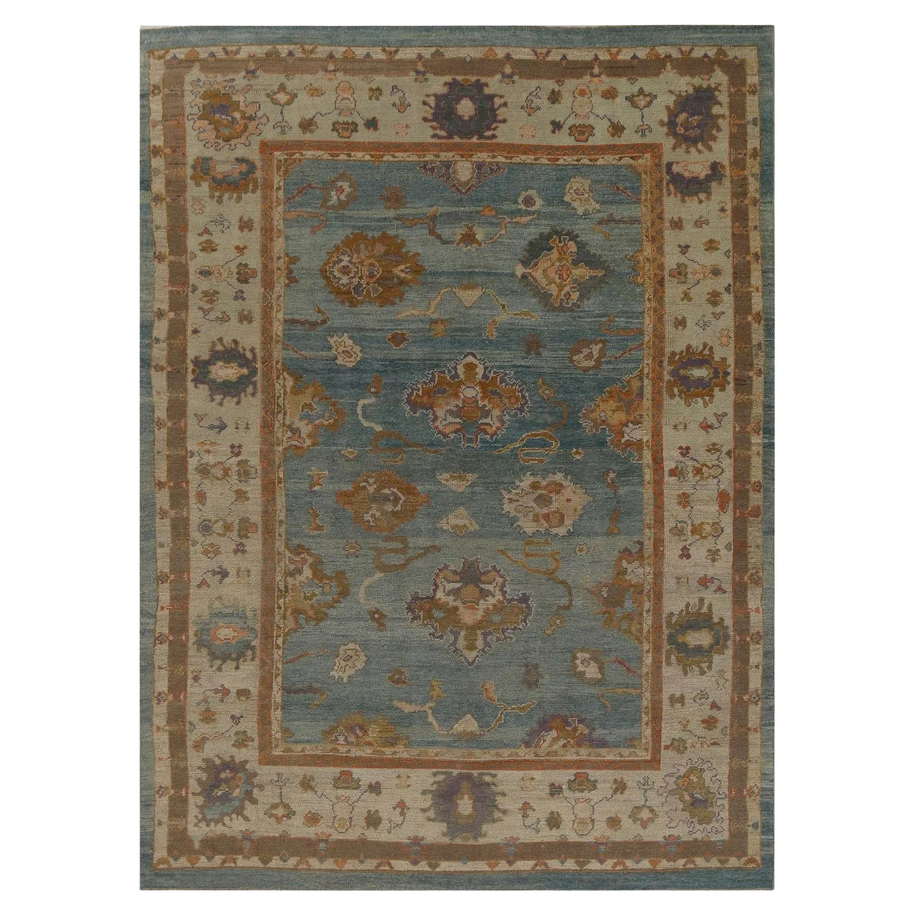 Turkey Oushak Area Rugs - Design - 99093 For Sale
