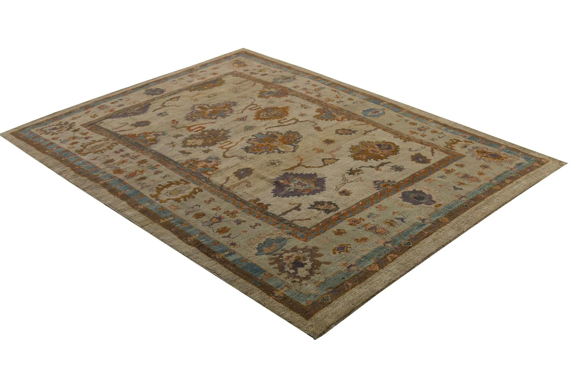 Tribale Tappeti per l'area della Turchia Oushak - Design - 99094 in vendita