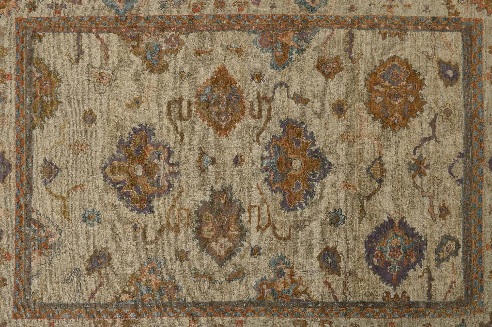Scopri l'eleganza dei tappeti per l'area della Turchia Oushak. Progettato con una meticolosa attenzione ai dettagli, questo design esclusivo è perfetto per valorizzare il tuo spazio.