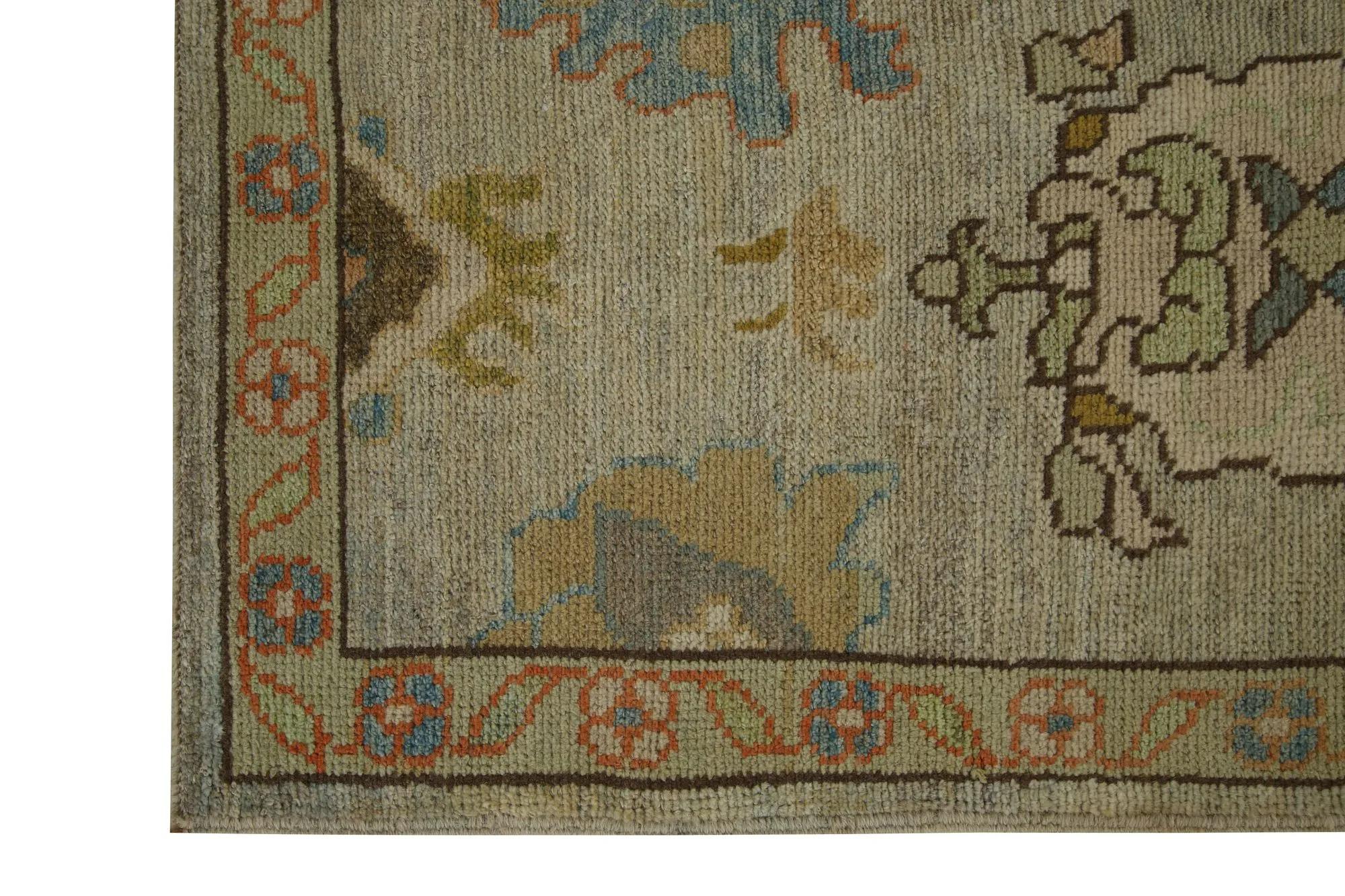 Tessuto a mano Tappeti per l'area della Turchia Oushak - Design - 99174 in vendita