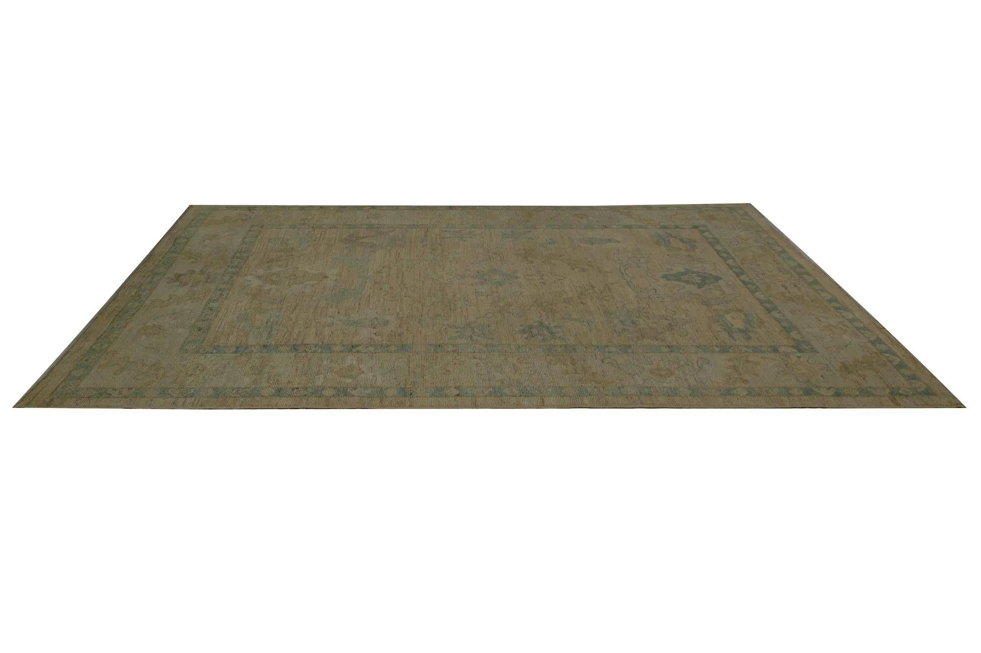 Tessuto a mano Tappeti per l'area della Turchia Oushak - Design - 99177 in vendita