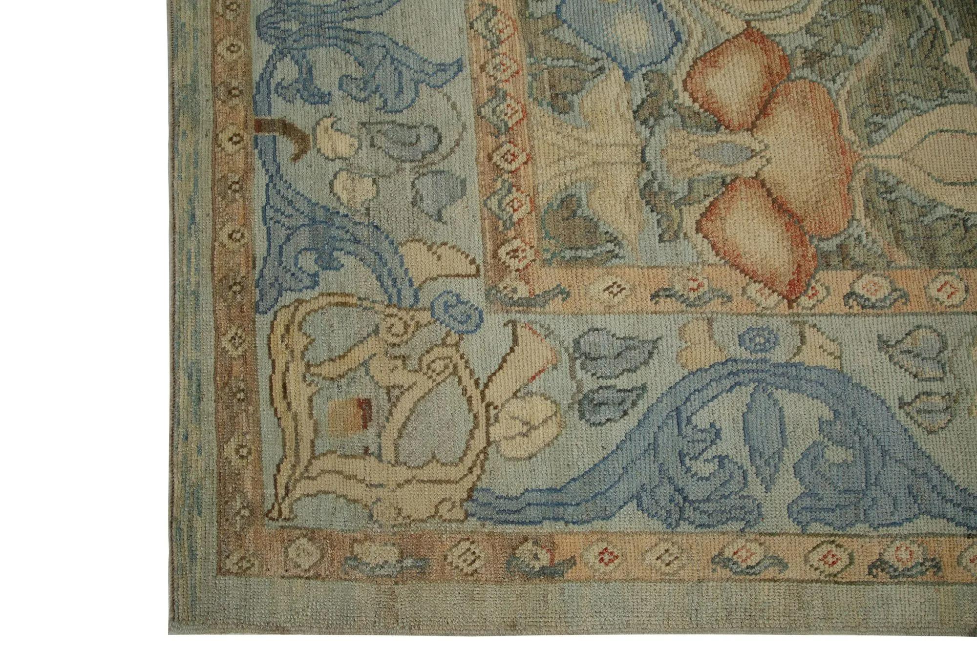 Turkish Turkey Oushak Area Rugs - Design - 99178 For Sale