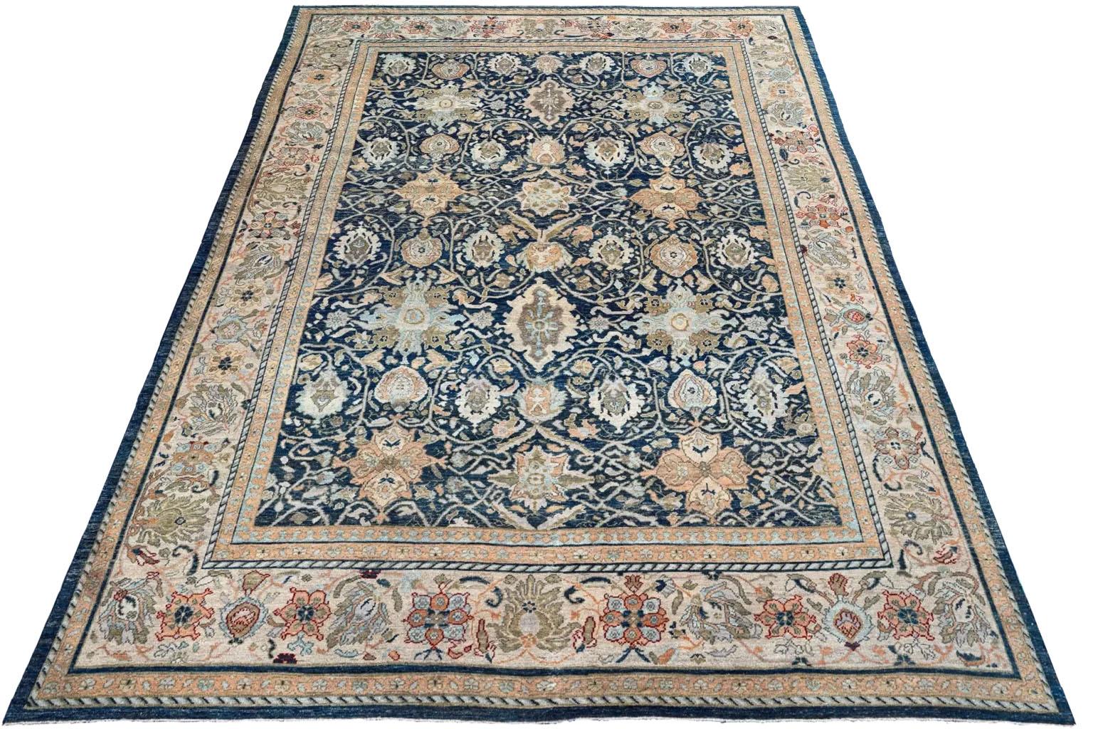 Türkei Oushak Ovar Größe Teppich - 88059 (Handgewebt) im Angebot