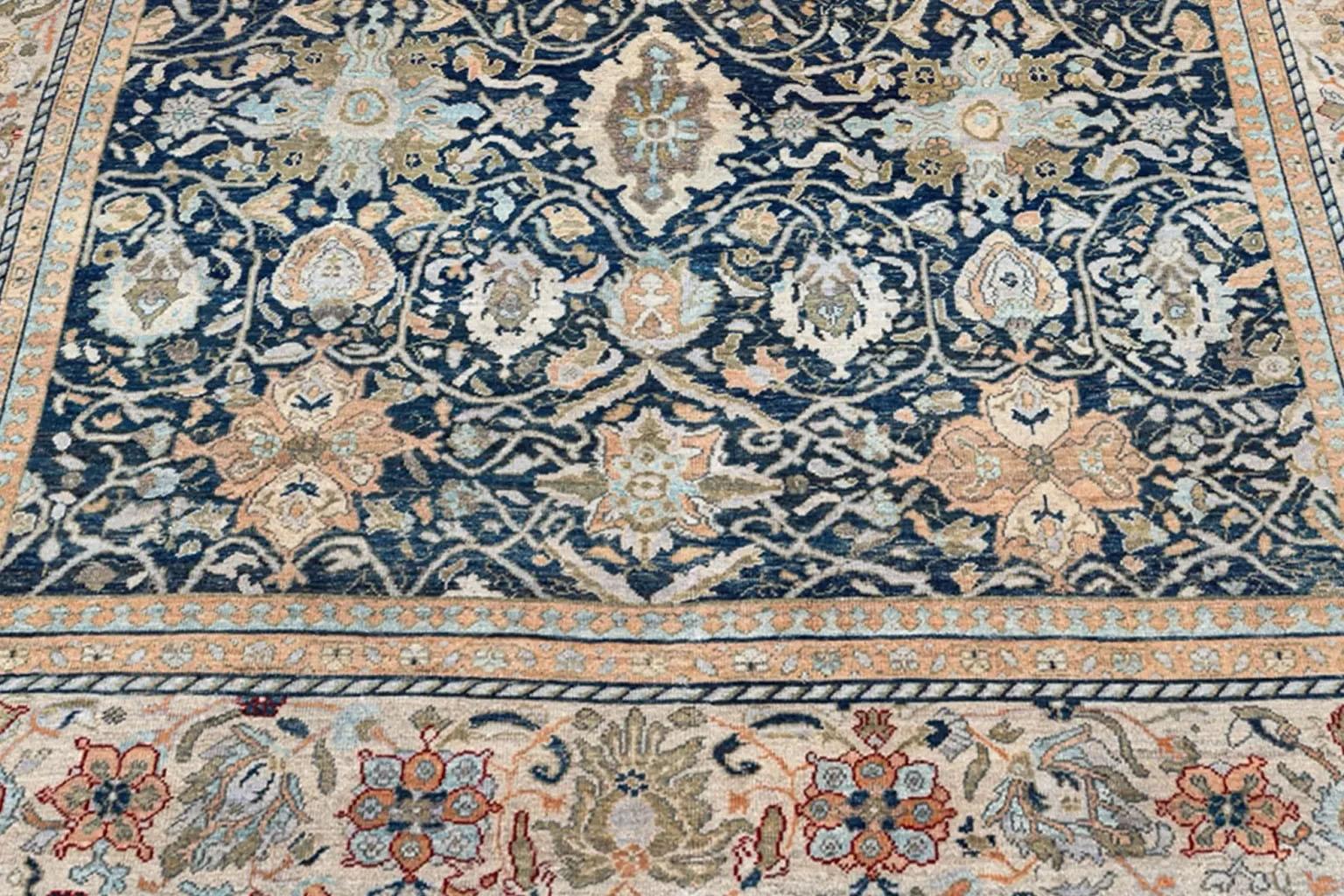 Türkei Oushak Ovar Größe Teppich - 88059 im Zustand „Hervorragend“ im Angebot in Dallas, TX